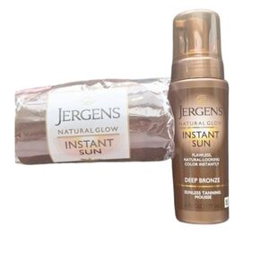 Jergens Natural Glow Instant Sun Deep Bronze Tanning Mousse